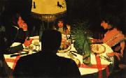 Felix Vallotton Dinner France oil painting artist